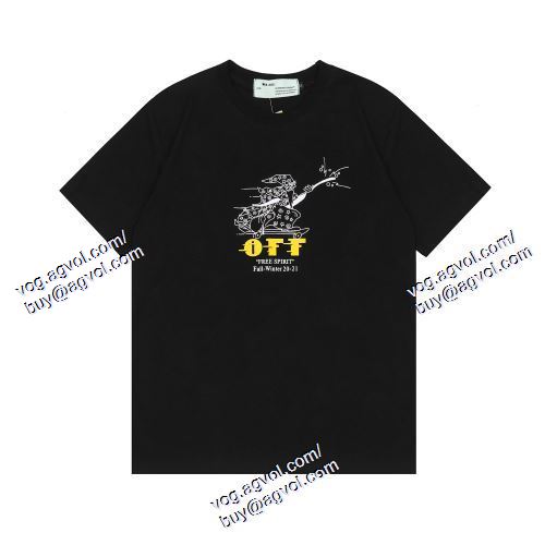  2021春夏 OFF-WHITE オフホワイトブランドコピー 2色可選 めちゃくちゃお得 Off-White オフホワイト 半袖Tシャツ
