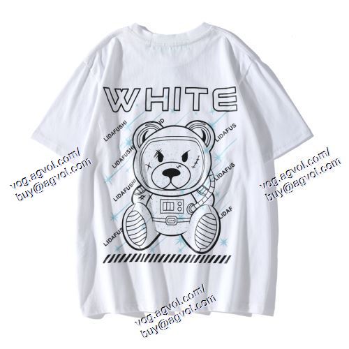  最旬アイテム Off-White オフホワイト 2021春夏 2色可選 OFF-WHITE オフホワイトブランド コピー 半袖Tシャツ