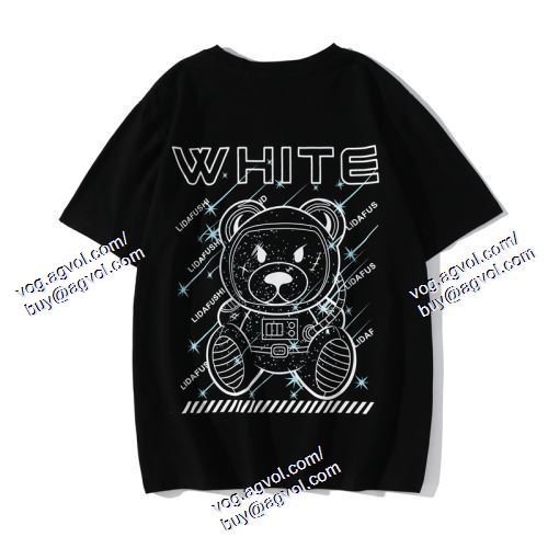  最旬アイテム Off-White オフホワイト 2021春夏 2色可選 OFF-WHITE オフホワイトブランド コピー 半袖Tシャツ