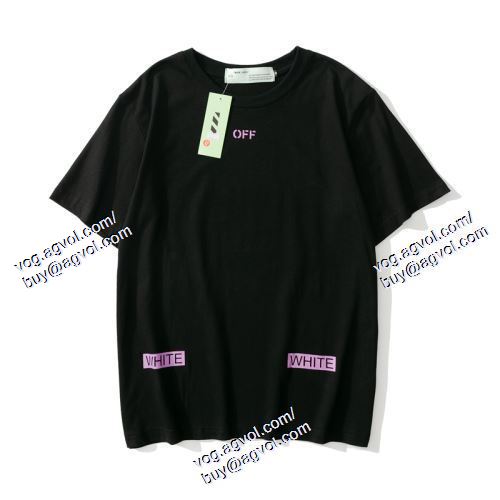  OFF-WHITE オフホワイトスーパーコピー 半袖Tシャツ Off-White オフホワイト 2021春夏 2色可選 首胸ロゴ  