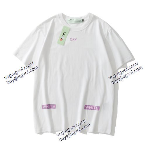  OFF-WHITE オフホワイトスーパーコピー 半袖Tシャツ Off-White オフホワイト 2021春夏 2色可選 首胸ロゴ  