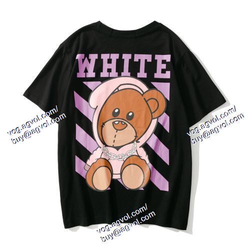  OFF-WHITE オフホワイトスーパーコピー 半袖Tシャツ Off-White オフホワイト 2021春夏 2色可選 首胸ロゴ  