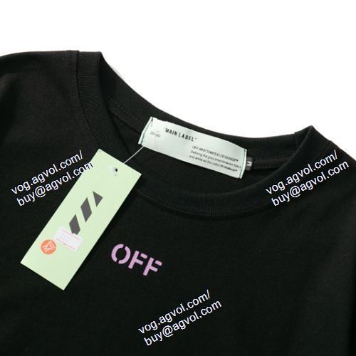  OFF-WHITE オフホワイトスーパーコピー 半袖Tシャツ Off-White オフホワイト 2021春夏 2色可選 首胸ロゴ  