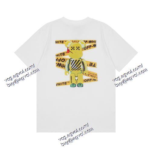  2色可選 半袖Tシャツ OFF-WHITE オフホワイトブランド 偽物 通販 SALE!今季 Off-White オフホワイト 2021春夏