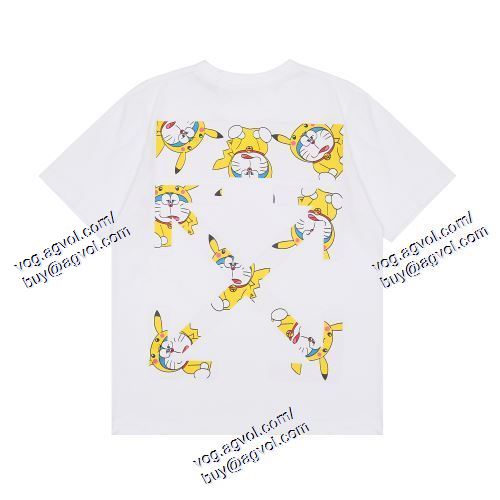  半袖Tシャツ OFF-WHITE オフホワイト偽物ブランド ～希少 2色可選 2021春夏 Off-White オフホワイト