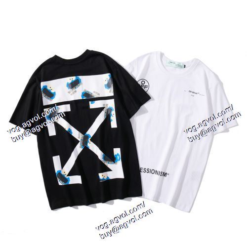  大特価 OFF-WHITE オフホワイトブランドスーパーコピー 半袖Tシャツ Off-White オフホワイト 2021春夏 2色可選