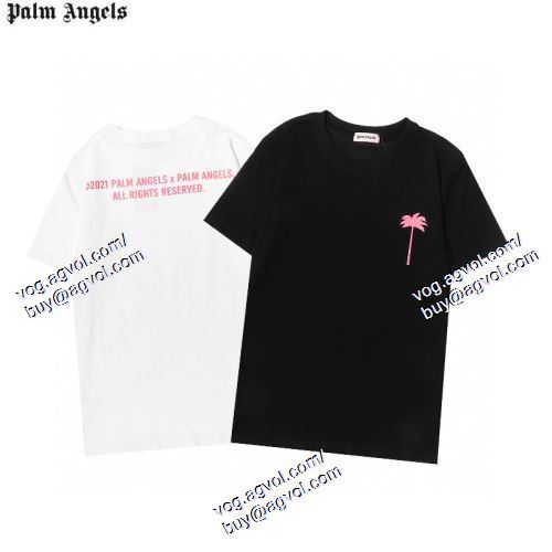  2021春夏 Palm Angelsコピー 人気が爆発  パーム・エンジェルス Palm Angels 2色可選 半袖Tシャツ