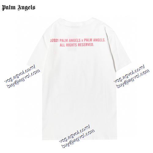  2021春夏 Palm Angelsコピー 人気が爆発  パーム・エンジェルス Palm Angels 2色可選 半袖Tシャツ