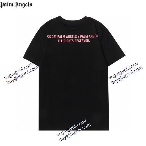  2021春夏 Palm Angelsコピー 人気が爆発  パーム・エンジェルス Palm Angels 2色可選 半袖Tシャツ