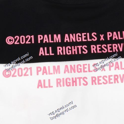  2021春夏 Palm Angelsコピー 人気が爆発  パーム・エンジェルス Palm Angels 2色可選 半袖Tシャツ