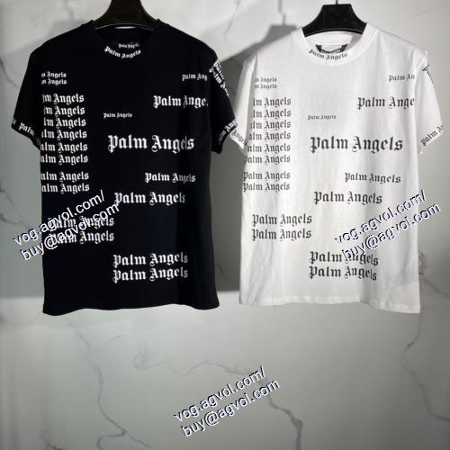  半袖Tシャツ 2色可選 パーム・エンジェルス Palm Angels 個性派 2021春夏 Palm Angelsコピー ブランド