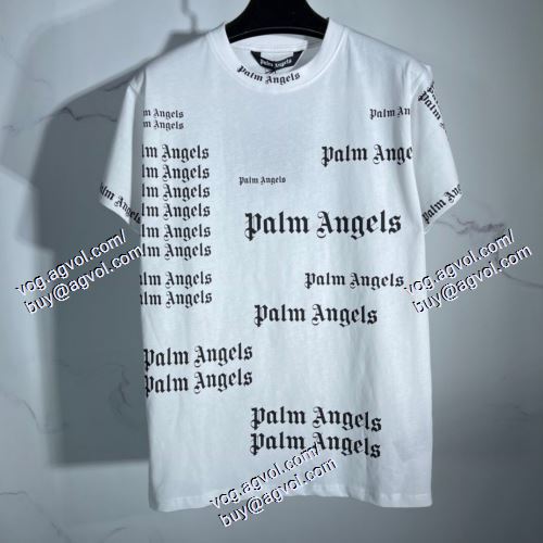  半袖Tシャツ 2色可選 パーム・エンジェルス Palm Angels 個性派 2021春夏 Palm Angelsコピー ブランド