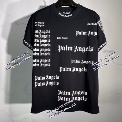  半袖Tシャツ 2色可選 パーム・エンジェルス Palm Angels 個性派 2021春夏 Palm Angelsコピー ブランド
