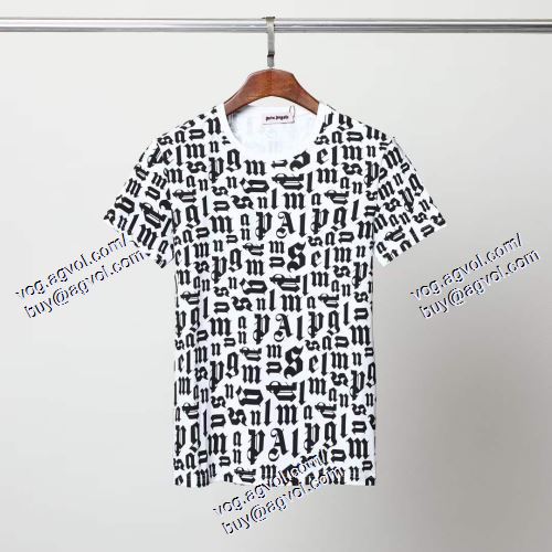  Palm Angelsブランド 偽物 通販  欧米韓流/雑誌 パーム・エンジェルス Palm Angels 2色可選 半袖Tシャツ 2021春夏