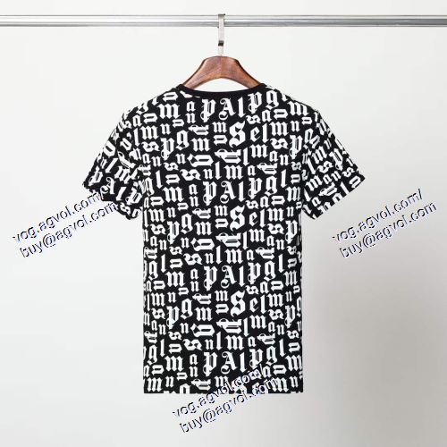  Palm Angelsブランド 偽物 通販  欧米韓流/雑誌 パーム・エンジェルス Palm Angels 2色可選 半袖Tシャツ 2021春夏