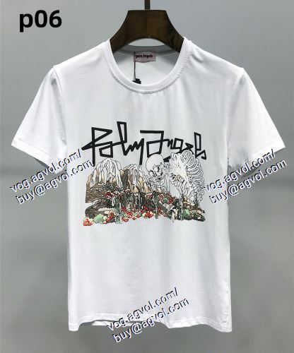  2色可選 2021春夏 半袖Tシャツ Palm Angelsスーパーコピー 激安 ◆モデル愛用◆ パーム・エンジェルス Palm Angels