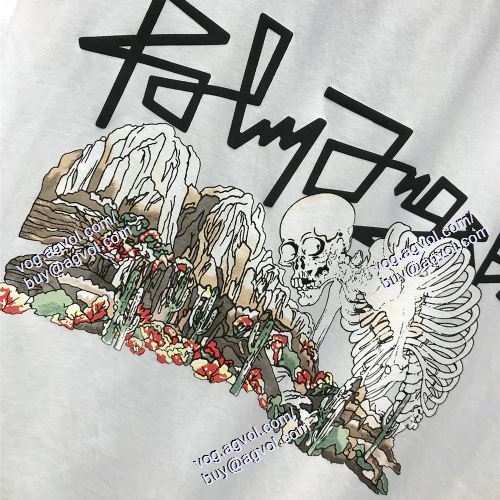  2色可選 2021春夏 半袖Tシャツ Palm Angelsスーパーコピー 激安 ◆モデル愛用◆ パーム・エンジェルス Palm Angels