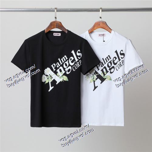  パーム・エンジェルス Palm Angels 2021春夏 半袖Tシャツ 2色可選 超人気美品◆ Palm Angelsコピーブランド