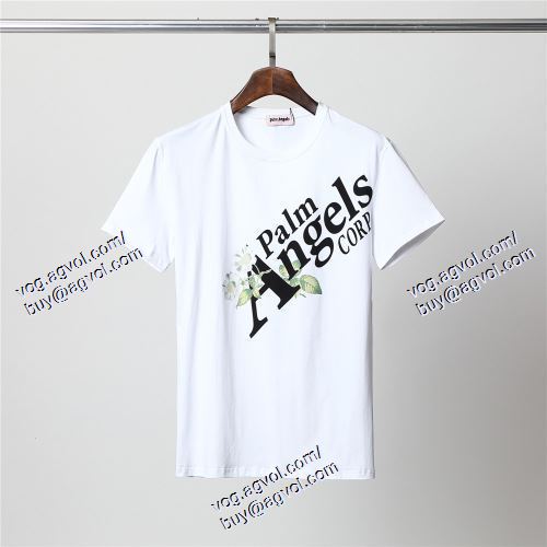  パーム・エンジェルス Palm Angels 2021春夏 半袖Tシャツ 2色可選 超人気美品◆ Palm Angelsコピーブランド