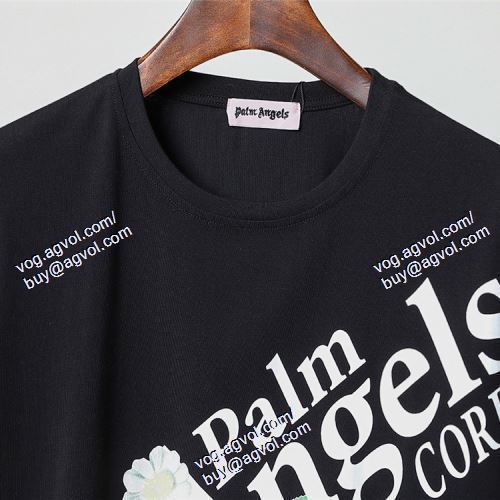  パーム・エンジェルス Palm Angels 2021春夏 半袖Tシャツ 2色可選 超人気美品◆ Palm Angelsコピーブランド