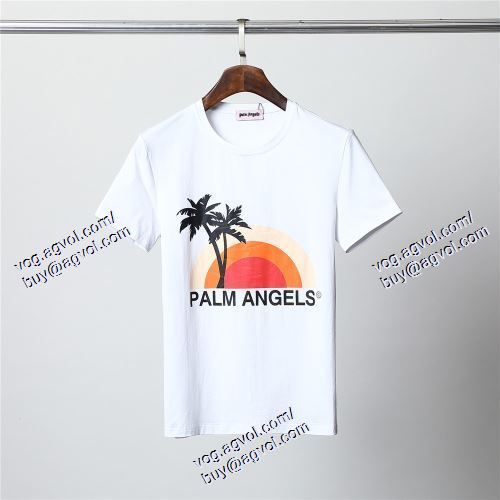  2021春夏 Palm Angelsスーパーコピー 代引 2色可選 存在感◎ パーム・エンジェルス Palm Angels 半袖Tシャツ