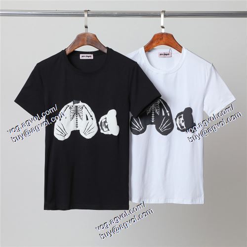  2色可選 パーム・エンジェルス Palm Angels 2021春夏 半袖Tシャツ Palm Angelsブランドスーパーコピー 一味違うケーブル編みが魅力満点