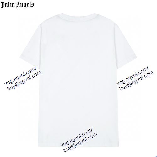  2021春夏 半袖Tシャツ Palm Angelsコピー 2色可選 首胸ロゴ パーム・エンジェルス Palm Angels