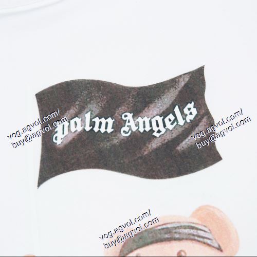  2021春夏 半袖Tシャツ Palm Angelsコピー 2色可選 首胸ロゴ パーム・エンジェルス Palm Angels