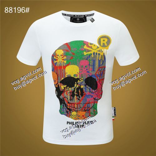  2021春夏  大人気☆NEW!!   PHILIPP PLEINブランド コピー  半袖シャツ 2色可選  フィリッププレイン PHILIPP PLEIN