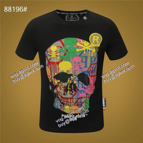  2021春夏  大人気☆NEW!!   PHILIPP PLEINブランド コピー  半袖シャツ 2色可選  フィリッププレイン PHILIPP PLEIN