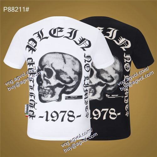  2色可選 半袖Tシャツ PHILIPP PLEINスーパーコピー 絶大な人気を誇る フィリッププレイン PHILIPP PLEIN 2021春夏