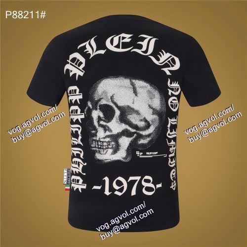  2色可選 半袖Tシャツ PHILIPP PLEINスーパーコピー 絶大な人気を誇る フィリッププレイン PHILIPP PLEIN 2021春夏