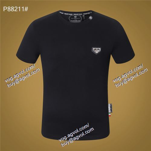  2色可選 半袖Tシャツ PHILIPP PLEINスーパーコピー 絶大な人気を誇る フィリッププレイン PHILIPP PLEIN 2021春夏