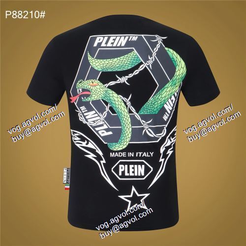  2021春夏 フィリッププレイン PHILIPP PLEIN 2色可選 半袖Tシャツ PHILIPP PLEINコピー スタイルアップ効果