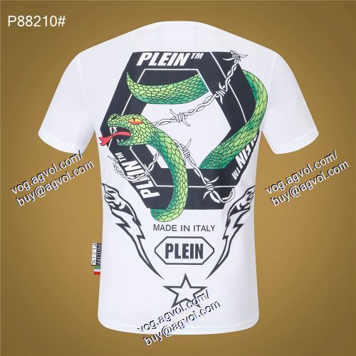  2021春夏 フィリッププレイン PHILIPP PLEIN 2色可選 半袖Tシャツ PHILIPP PLEINコピー スタイルアップ効果
