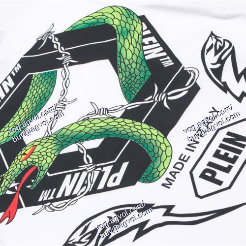  2021春夏 フィリッププレイン PHILIPP PLEIN 2色可選 半袖Tシャツ PHILIPP PLEINコピー スタイルアップ効果
