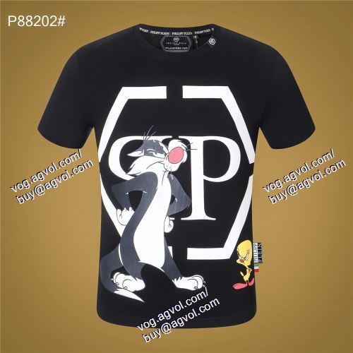  フィリッププレイン PHILIPP 半袖Tシャツ 2色可選 PLEIN PHILIPP PLEINコピー ブランド 注目のアイテム 2021春夏