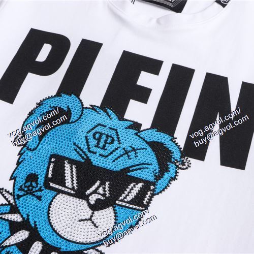 高級感を引き立てる 2021春夏 PHILIPP PLEINスーパーコピー 激安 半袖Tシャツ 2色可選 フィリッププレイン PHILIPP PLEIN
