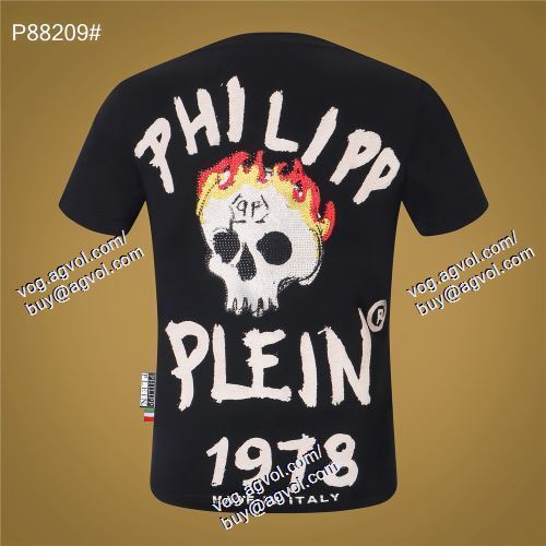  2021春夏 ムダな装飾を排したデザイン フィリッププレイン PHILIPP PLEIN 2色可選 半袖Tシャツ PHILIPP PLEINコピー