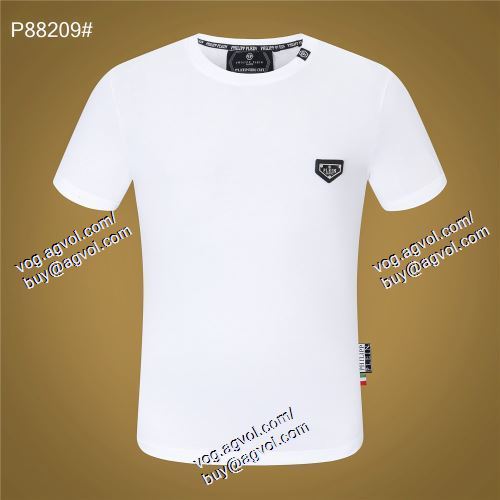  2021春夏 ムダな装飾を排したデザイン フィリッププレイン PHILIPP PLEIN 2色可選 半袖Tシャツ PHILIPP PLEINコピー