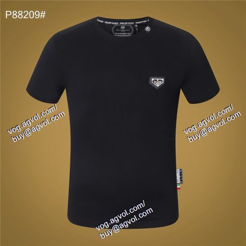  2021春夏 ムダな装飾を排したデザイン フィリッププレイン PHILIPP PLEIN 2色可選 半袖Tシャツ PHILIPP PLEINコピー