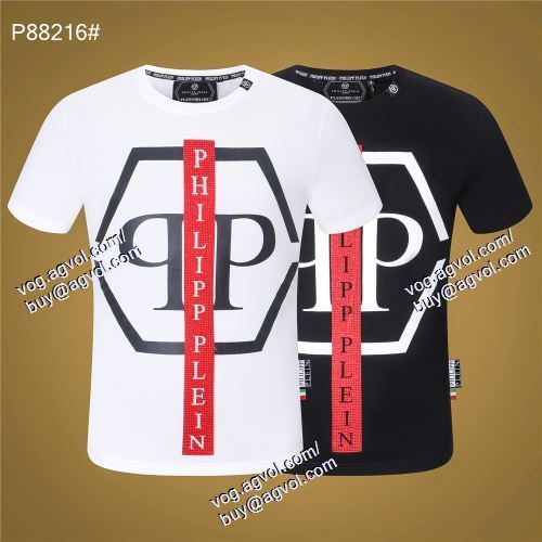  半袖Tシャツ 2色可選 フィリッププレイン PHILIPP PLEIN 売れ筋のいい PHILIPP PLEINコピー ブランド 2021春夏 