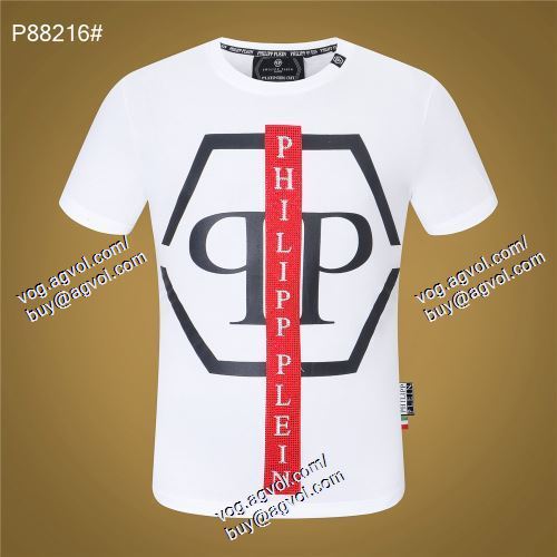  半袖Tシャツ 2色可選 フィリッププレイン PHILIPP PLEIN 売れ筋のいい PHILIPP PLEINコピー ブランド 2021春夏 