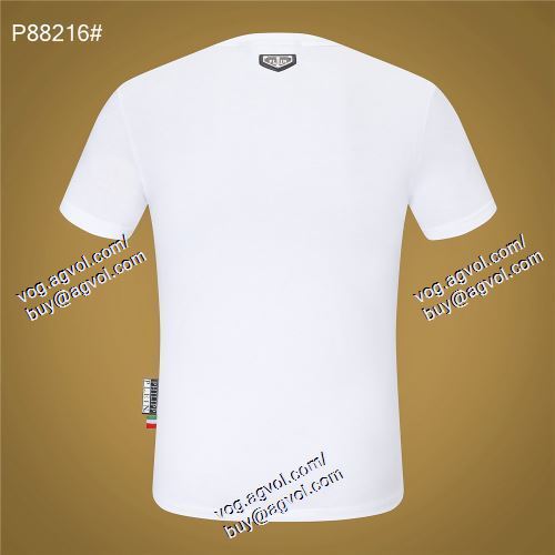  半袖Tシャツ 2色可選 フィリッププレイン PHILIPP PLEIN 売れ筋のいい PHILIPP PLEINコピー ブランド 2021春夏 