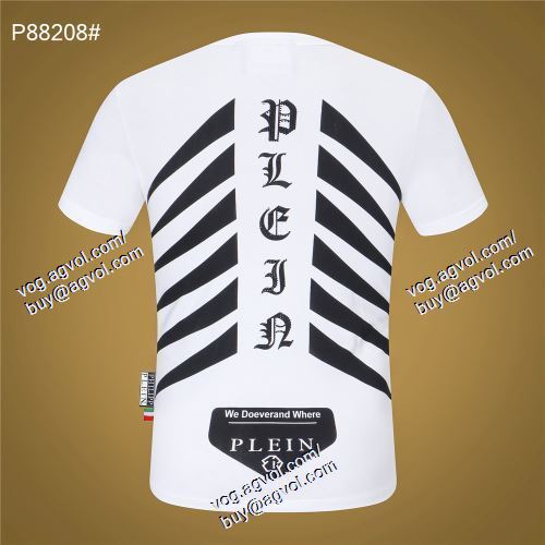  PHILIPP PLEINブランド 偽物 通販 2色可選 半袖Tシャツ フィリッププレイン PHILIPP PLEIN 2021春夏 お洒落に魅せる