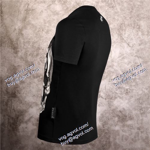  フィリッププレイン PHILIPP PLEIN 2色可選 希少 2021春夏 PHILIPP PLEINコピーブランド 半袖Tシャツ