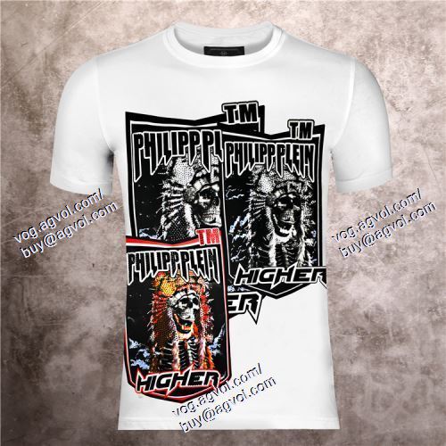  フィリッププレイン PHILIPP PLEIN PHILIPP PLEINブランドスーパーコピー 2色可選 半袖Tシャツ 2021春夏 売れ筋！ 