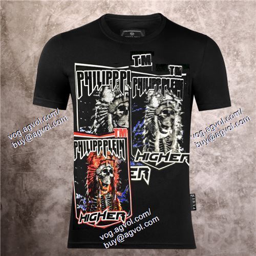  フィリッププレイン PHILIPP PLEIN PHILIPP PLEINブランドスーパーコピー 2色可選 半袖Tシャツ 2021春夏 売れ筋！ 