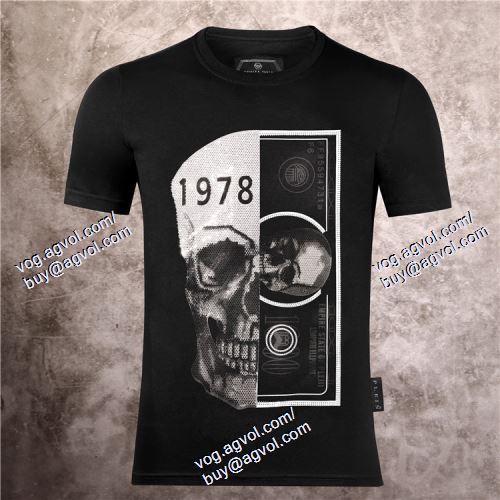  抜群の雰囲気が作れる! フィリッププレイン PHILIPP PLEIN 2021春夏 PHILIPP PLEINブランド コピー 2色可選 半袖Tシャツ