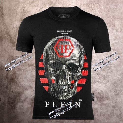  フィリッププレイン PHILIPP PLEIN めちゃくちゃお得 2色可選 PHILIPP PLEINコピー ブランド 2021春夏 半袖Tシャツ 